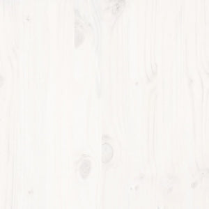 vidaXL Letto senza Materasso Bianco 180x200 cm Legno Massello di Pino