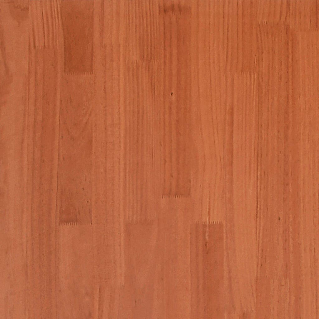 vidaXL Letto senza Materasso Marrone Cera 140x190 cm in Legno di Pino