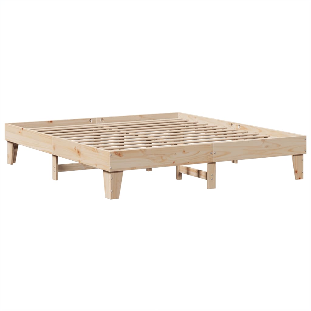 vidaXL Letto senza Materasso 180x200 cm in Legno Massello di Pino