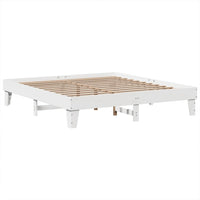 vidaXL Letto senza Materasso Bianco 180x200 cm Legno Massello di Pino