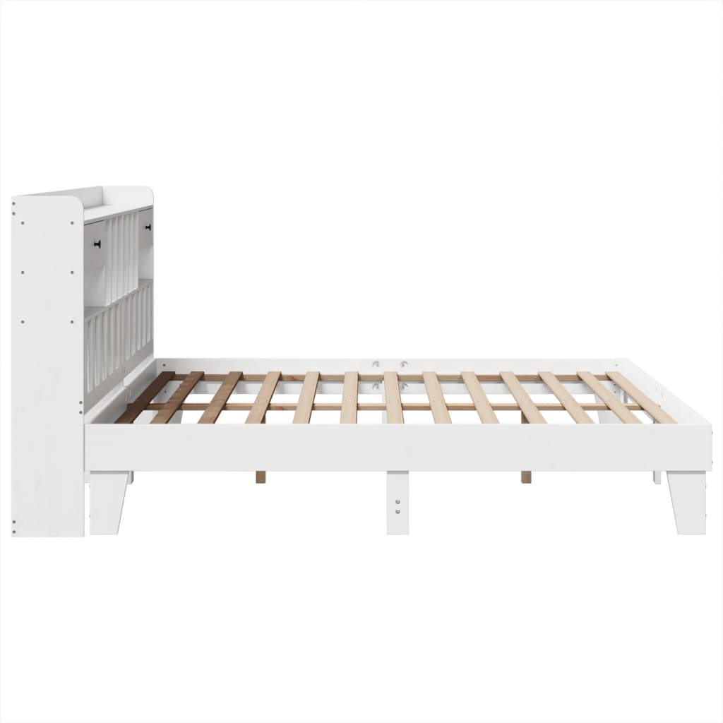 vidaXL Letto senza Materasso Bianco 180x200 cm Legno Massello di Pino