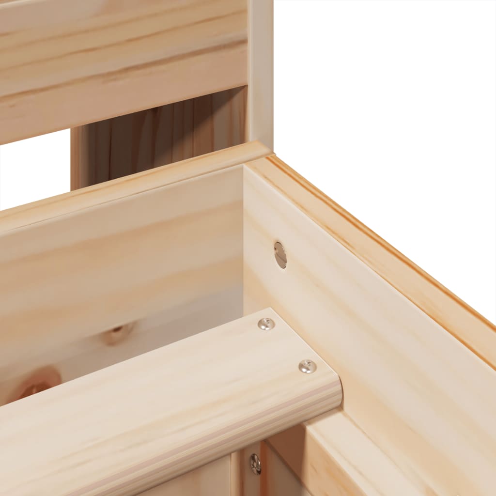 vidaXL Letto senza Materasso 160x200 cm in Legno Massello di Pino