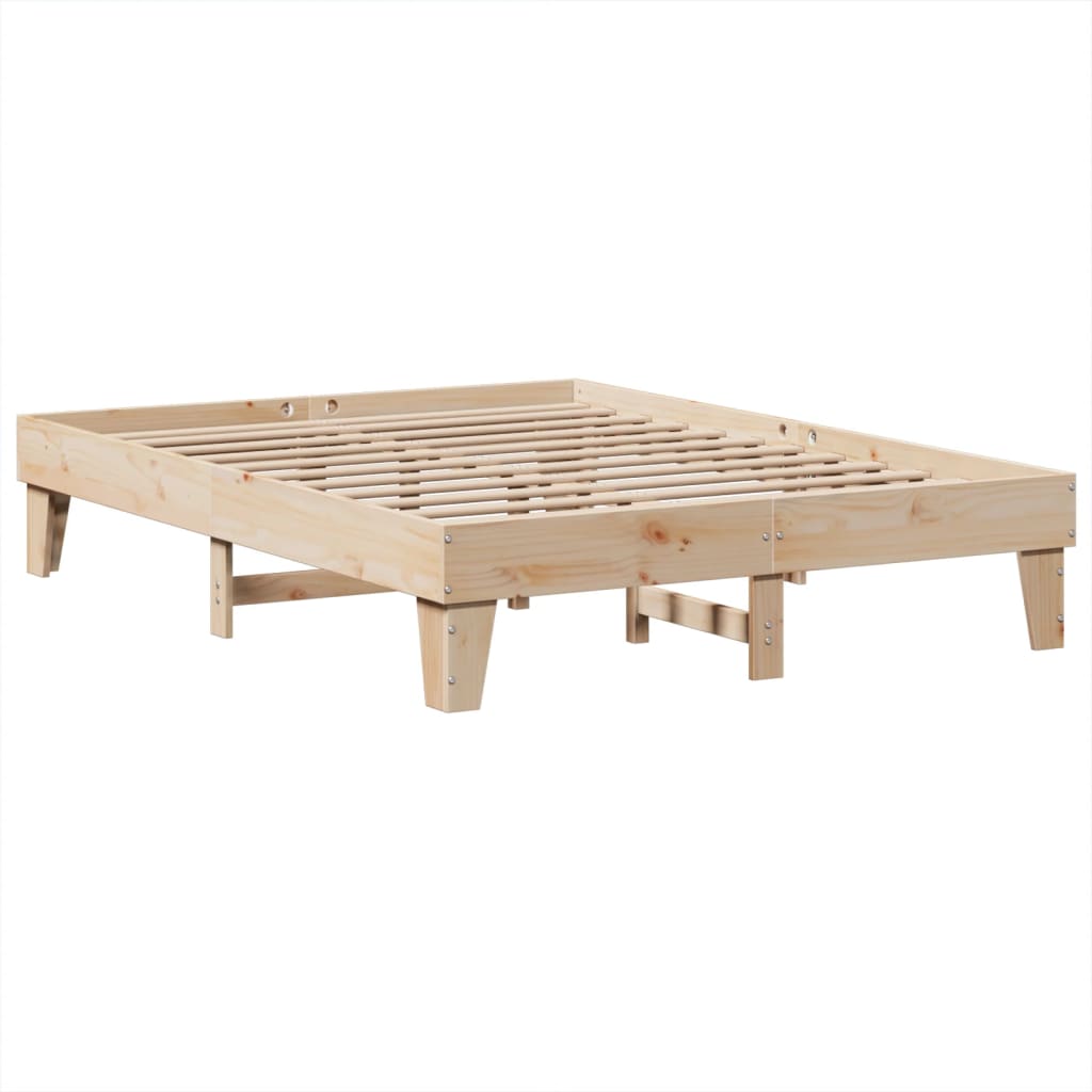 vidaXL Letto senza Materasso 140x200 cm in Legno Massello di Pino