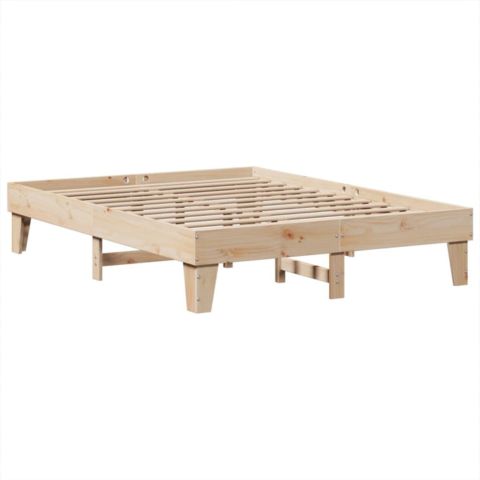 vidaXL Letto senza Materasso 140x200 cm in Legno Massello di Pino