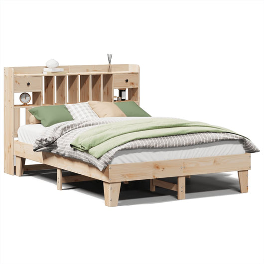 vidaXL Letto senza Materasso 140x190 cm in Legno Massello di Pino