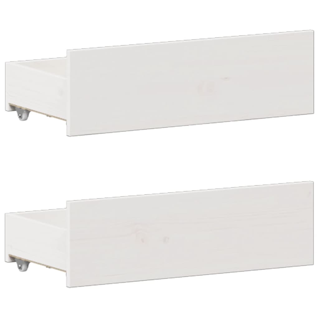 vidaXL Giroletto con Libreria senza Materasso 180x200 cm in Legno Pino