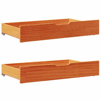 Letto senza Materasso Marrone Cera 120x200 cm in Legno di Pino