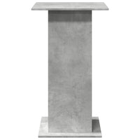 Tavolo Bar Portaoggetti Grigio Cemento 60x60x102 cm Multistrato 854331