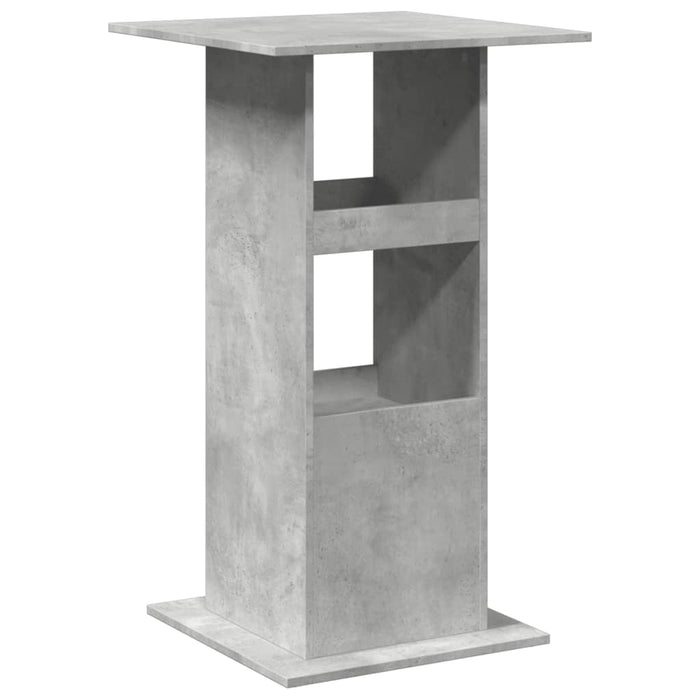 Tavolo Bar Portaoggetti Grigio Cemento 60x60x102 cm Multistrato 854331