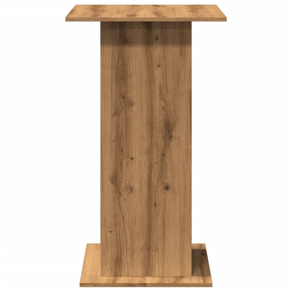 vidaXL Tavolo Bar Portaoggetti Rovere 60x60x102 cm Legno Multistrato