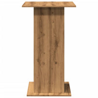 vidaXL Tavolo Bar Portaoggetti Rovere 60x60x102 cm Legno Multistrato