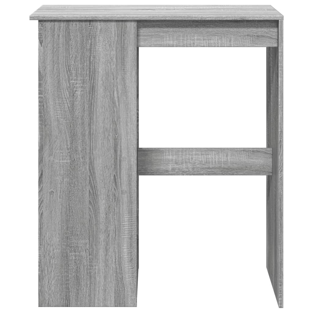 Tavolo Bar con Rastrelliera Grigio 102x50x103,5cm Multistrato 854342