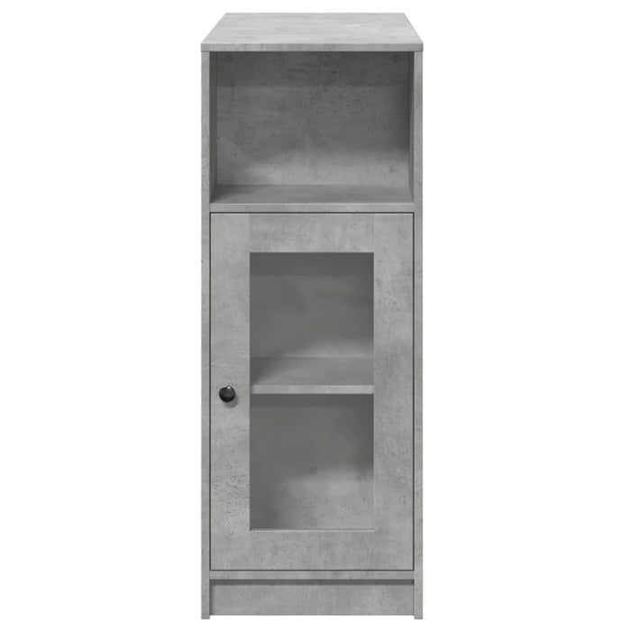 Tavolo Bar con Rastrelliera Grigio 101x40x103,5 cm Multistrato 854367