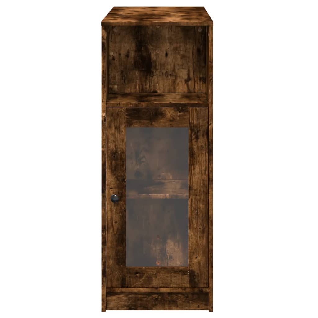 vidaXL Tavolo Bar con Rastrelliera Rovere 101x40x103,5 cm Multistrato