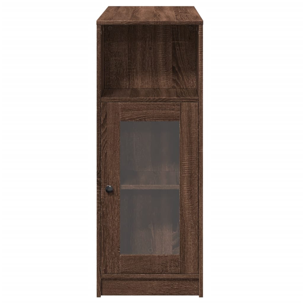 Tavolo Bar con Rastrelliera Marrone 101x40x103,5 cm Multistrato 854370