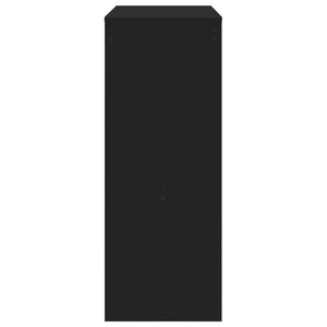 Tavolo Bar con Rastrelliera Nero 90x40x103,5 cm Multistrato 854374