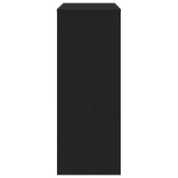 Tavolo Bar con Rastrelliera Nero 90x40x103,5 cm Multistrato 854374