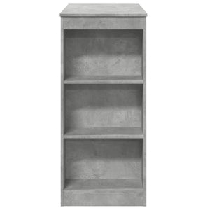 Tavolo Bar con Rastrelliera Grigio 95x47x103,5 cm Multistrato 854385