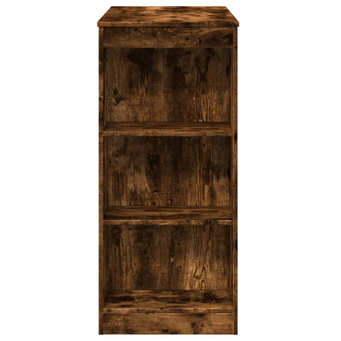 Tavolo Bar con Rastrelliera Rovere 95x47x103,5 cm Multistrato 854386