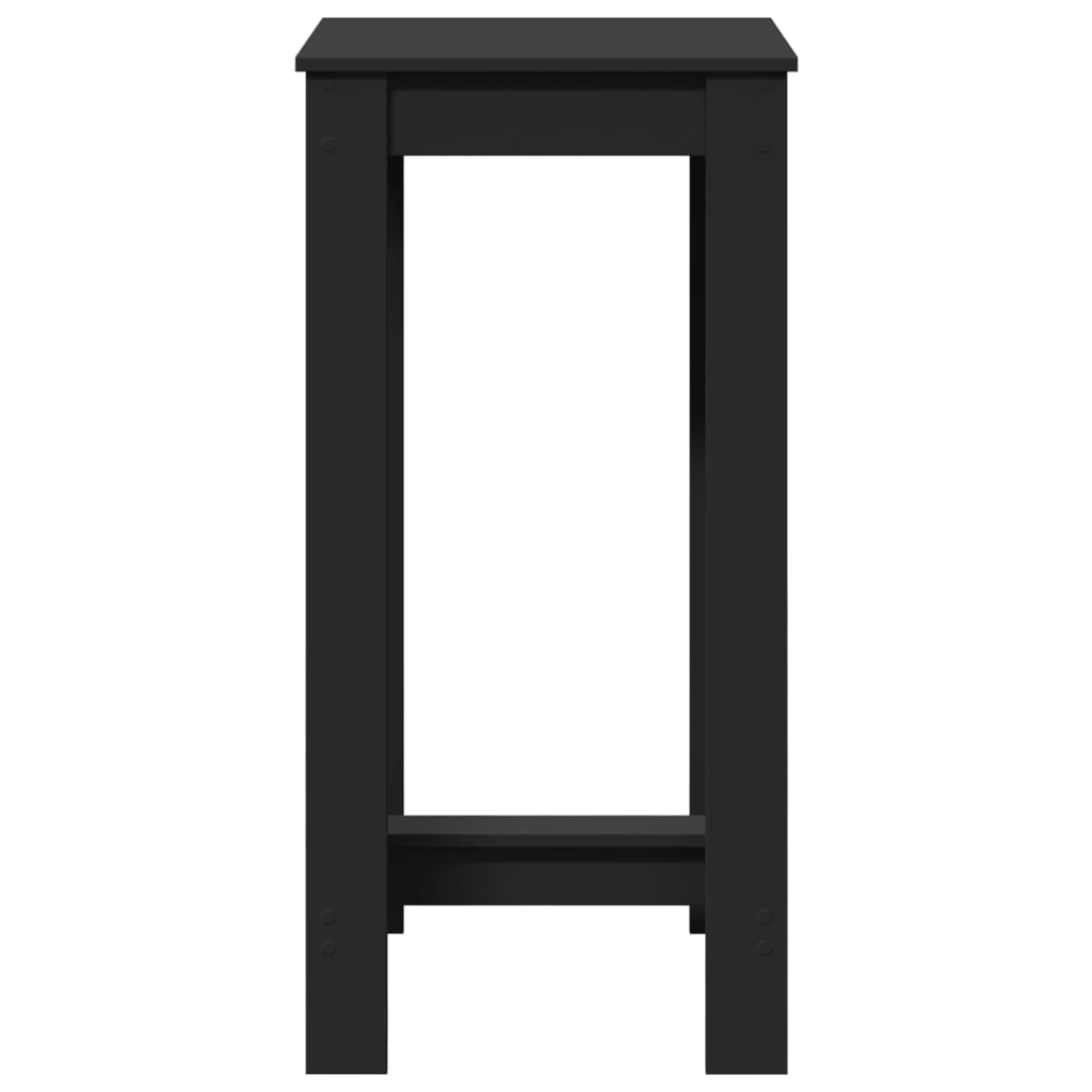 Tavolo da Bar Nero 51x50x103,5 cm in Legno Multistrato 854401