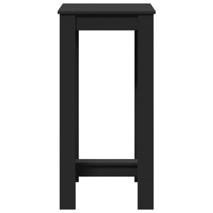 Tavolo da Bar Nero 51x50x103,5 cm in Legno Multistrato 854401