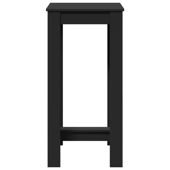 Tavolo da Bar Nero 51x50x103,5 cm in Legno Multistrato 854401