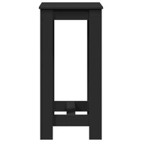 Tavolo da Bar Nero 51x50x103,5 cm in Legno Multistrato 854401