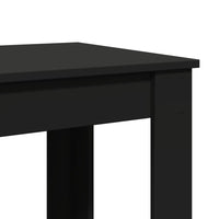Tavolo da Bar Nero 51x50x103,5 cm in Legno Multistrato 854401