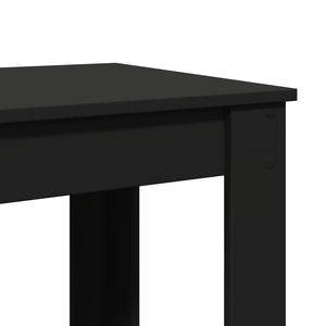 Tavolo da Bar Nero 51x50x103,5 cm in Legno Multistrato 854401