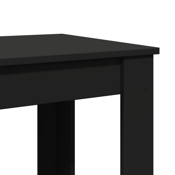 Tavolo da Bar Nero 51x50x103,5 cm in Legno Multistrato 854401