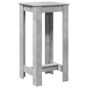 Tavolo da Bar Grigio Cemento 51x50x103,5cm in Legno Multistrato 854403