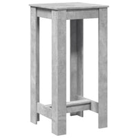 Tavolo da Bar Grigio Cemento 51x50x103,5cm in Legno Multistrato 854403