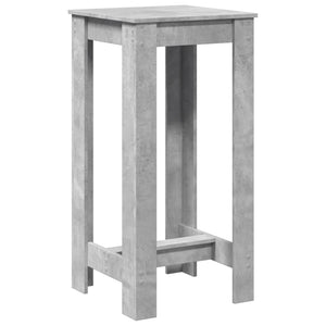 Tavolo da Bar Grigio Cemento 51x50x103,5cm in Legno Multistrato 854403