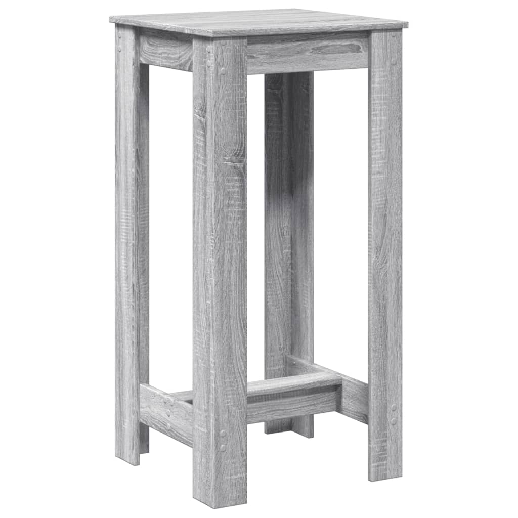 Tavolo da Bar Grigio Sonoma 51x50x103,5 cm in Legno Multistrato 854405
