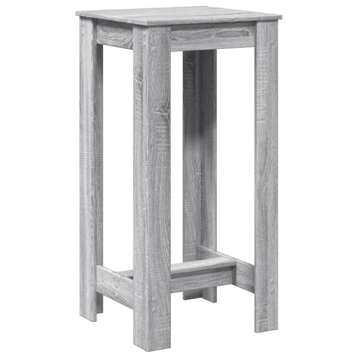 Tavolo da Bar Grigio Sonoma 51x50x103,5 cm in Legno Multistrato 854405