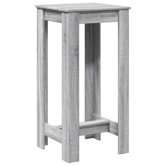 vidaXL Tavolo da Bar Grigio Sonoma 51x50x103,5 cm in Legno Multistrato