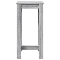 Tavolo da Bar Grigio Sonoma 51x50x103,5 cm in Legno Multistrato 854405