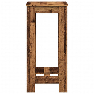 Tavolo da Bar Legno Antico 51x50x103,5 cm in Legno Multistrato 854407