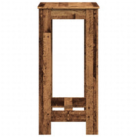 vidaXL Tavolo da Bar Legno Antico 51x50x103,5 cm in Legno Multistrato