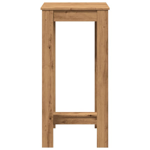 Tavolo Bar Rovere Artigianale 51x50x103,5 cm Legno Multistrato
