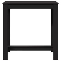 Tavolo da Bar Nero 102x50x103,5 cm in Legno Multistrato 854410