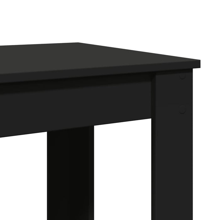 vidaXL Tavolo da Bar Nero 102x50x103,5 cm in Legno Multistrato