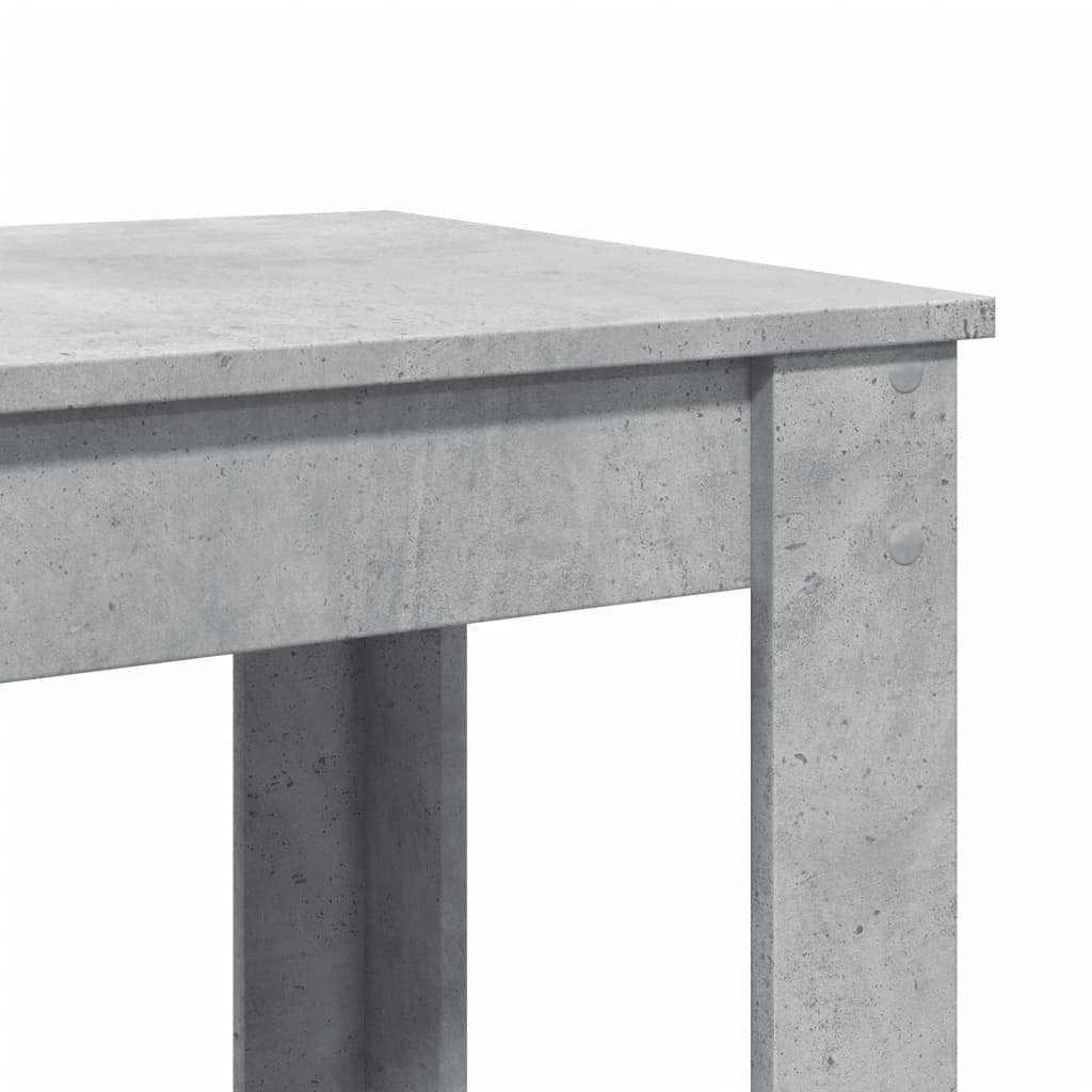 Tavolo da Bar Grigio Cemento 102x50x103,5 cm Legno Multistrato 854412