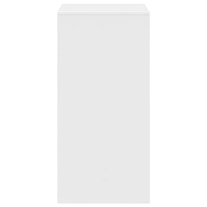 vidaXL Tavolo da Bar Bianco 51x50x103,5 cm in Truciolato