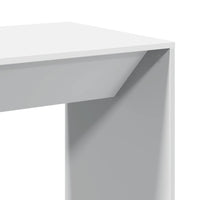 vidaXL Tavolo da Bar Bianco 51x50x103,5 cm in Truciolato