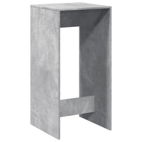 Tavolo da Bar Grigio Cemento 51x50x103,5cm in Legno Multistrato 854421