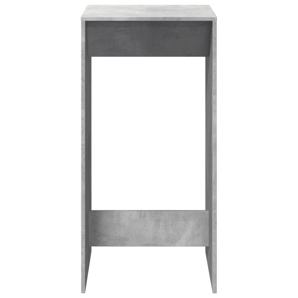Tavolo da Bar Grigio Cemento 51x50x103,5cm in Legno Multistrato 854421