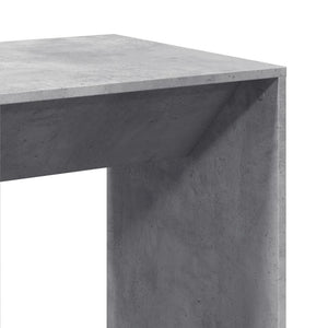 Tavolo da Bar Grigio Cemento 51x50x103,5cm in Legno Multistrato 854421