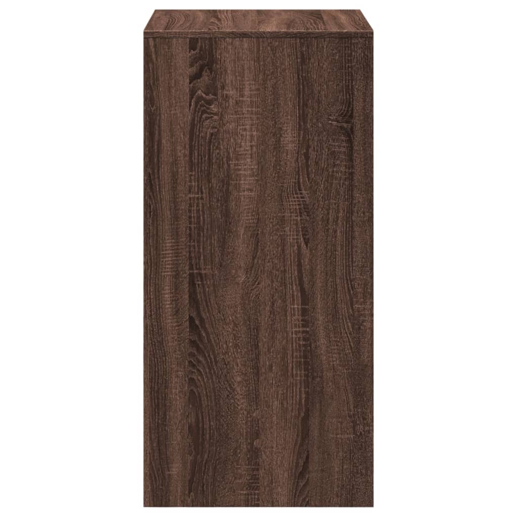 vidaXL Tavolo da Bar Rovere Marrone 51x50x103,5 cm in Truciolato