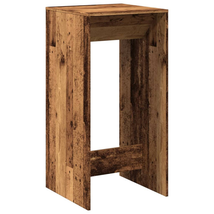 Tavolo da Bar Legno Antico 51x50x103,5 cm in Legno Multistrato 854425